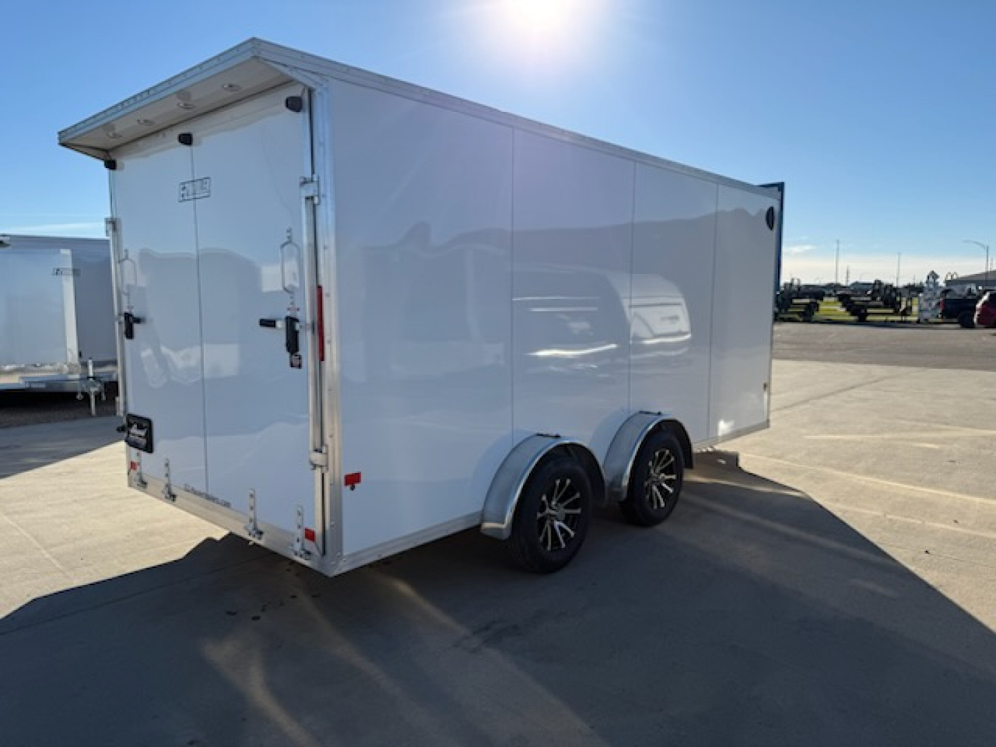 New 2025 EZ HAULER 7.4'X16'+24" ALUMINUM Enclosed Trailer