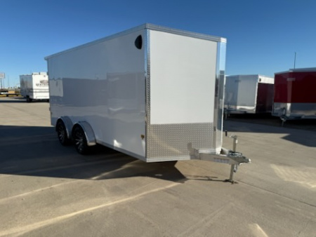 New 2025 EZ HAULER 7.4'X16'+24  ALUMINUM Enclosed Trailer