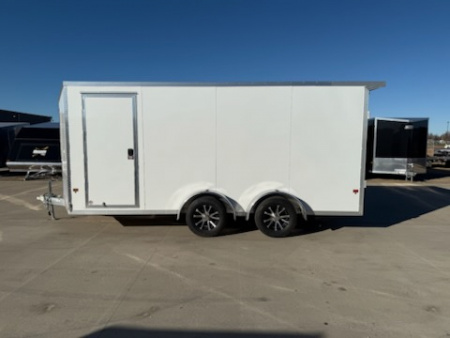 New 2025 EZ HAULER 7.4'X16'+24" ALUMINUM Enclosed Trailer