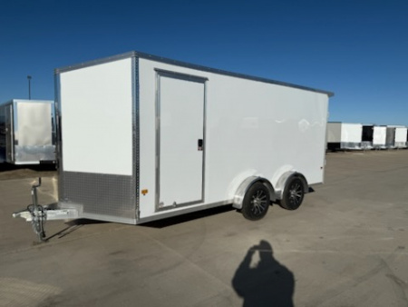 New 2025 EZ HAULER 7.4'X16'+24" ALUMINUM Enclosed Trailer