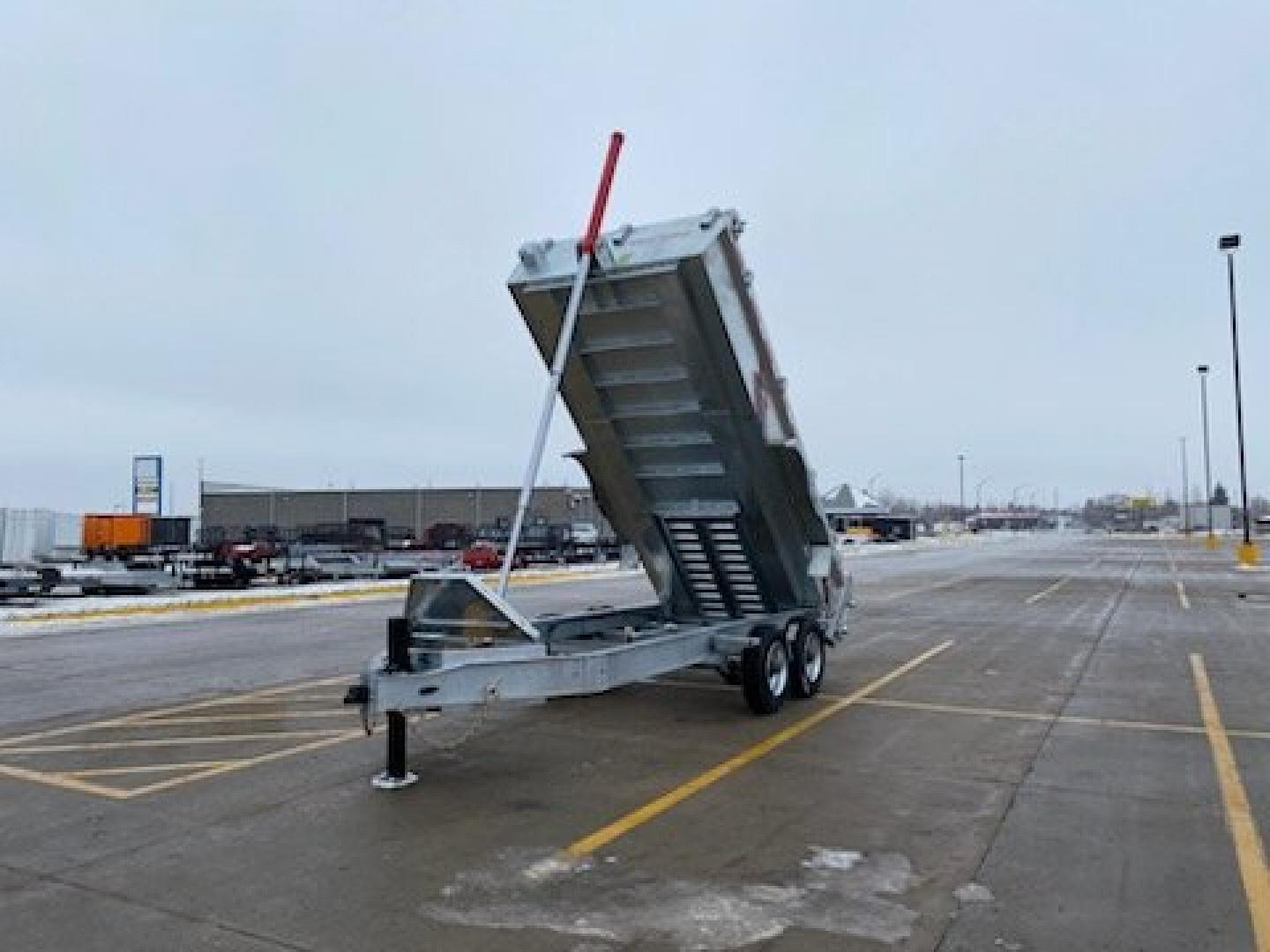 New 2025 TRIUMPH TA82x16-20K Galvanized Dump Trailer