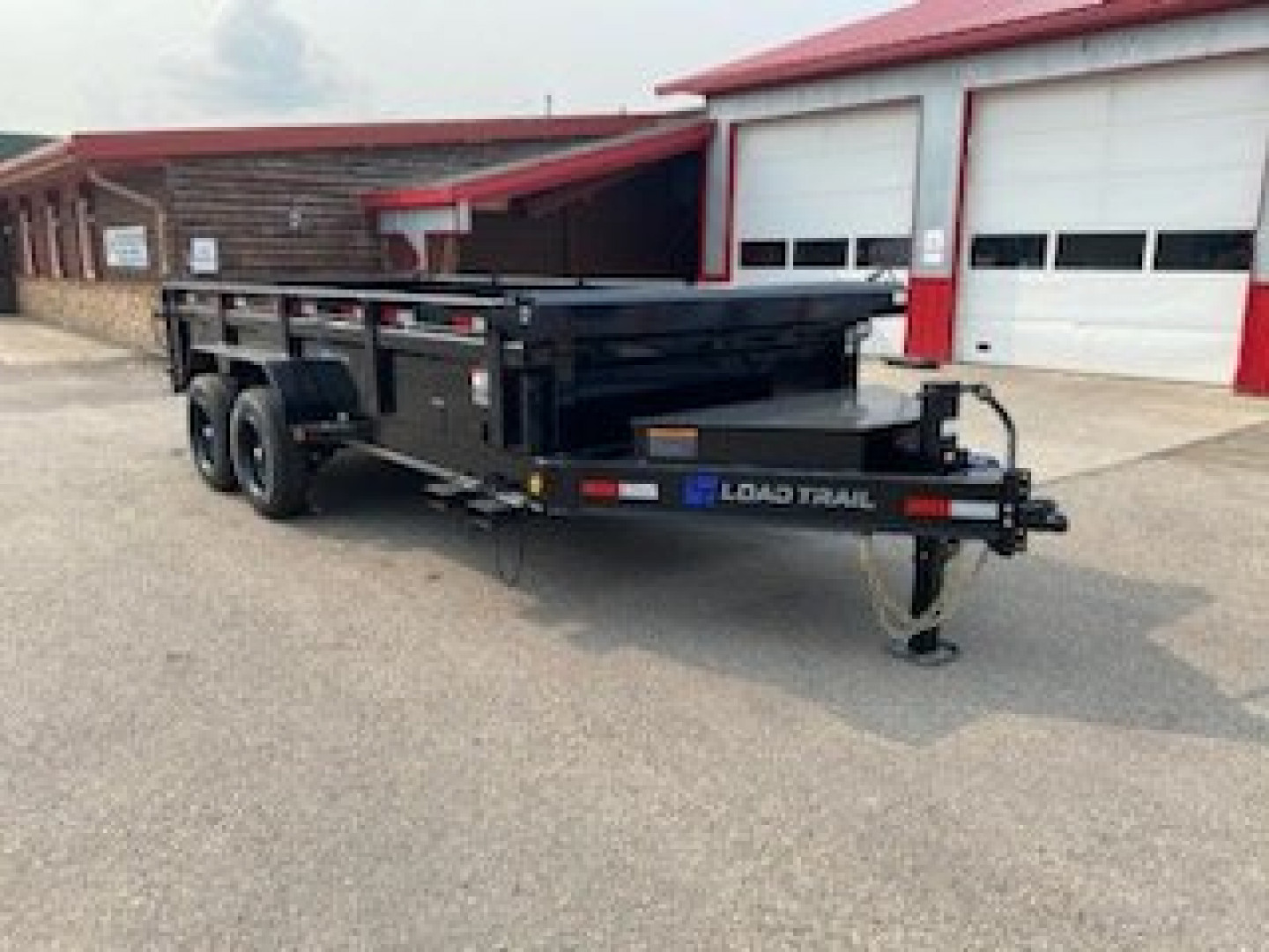 New 2025 LOAD TRAIL DL16 Dump 16k, 7ga. Floor, Fork Holders