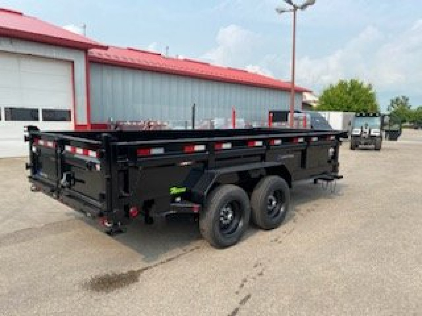New 2025 LOAD TRAIL DL16 Dump 16k, 7ga. Floor, Fork Holders