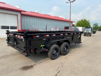 New 2025 LOAD TRAIL DL16 Dump 16k, 7ga. Floor, Fork Holders