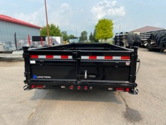 New 2025 LOAD TRAIL DL16 Dump 16k, 7ga. Floor, Fork Holders