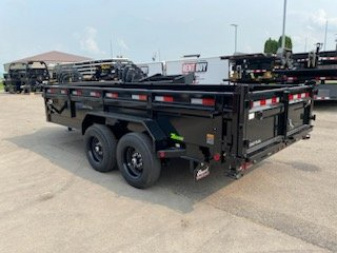 New 2025 LOAD TRAIL DL16 Dump 16k, 7ga. Floor, Fork Holders