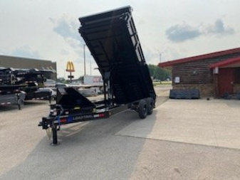 New 2025 LOAD TRAIL DL16 Dump 16k, 7ga. Floor, Fork Holders