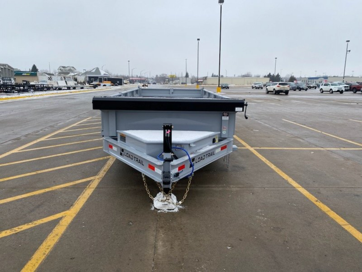 New 2025 LOAD TRAIL DL16 Dump, 16k, 7 ga., Hy.Jacks, Side Dr, Fork Holders, Solar