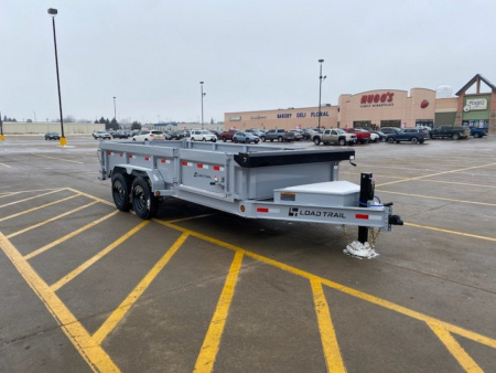 New 2025 LOAD TRAIL DL16 Dump, 16k, 7 ga., Hy.Jacks, Side Dr, Fork Holders, Solar