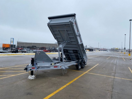 New 2025 LOAD TRAIL DL16 Dump, 16k, 7 ga., Hy.Jacks, Side Dr, Fork Holders, Solar
