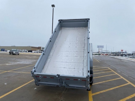 New 2025 LOAD TRAIL DL16 Dump, 16k, 7 ga., Hy.Jacks, Side Dr, Fork Holders, Solar