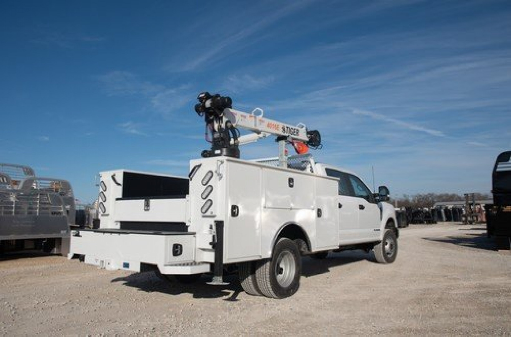 New CM SBC CRANE BODY with 3,200# CRANE & BUMPER