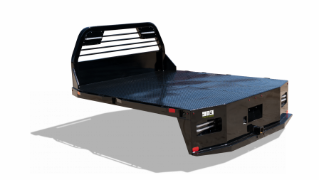 New 903 Truck Beds Flat Deck with GN and Receiver Hitch, ALL SIZES AVAILABLE