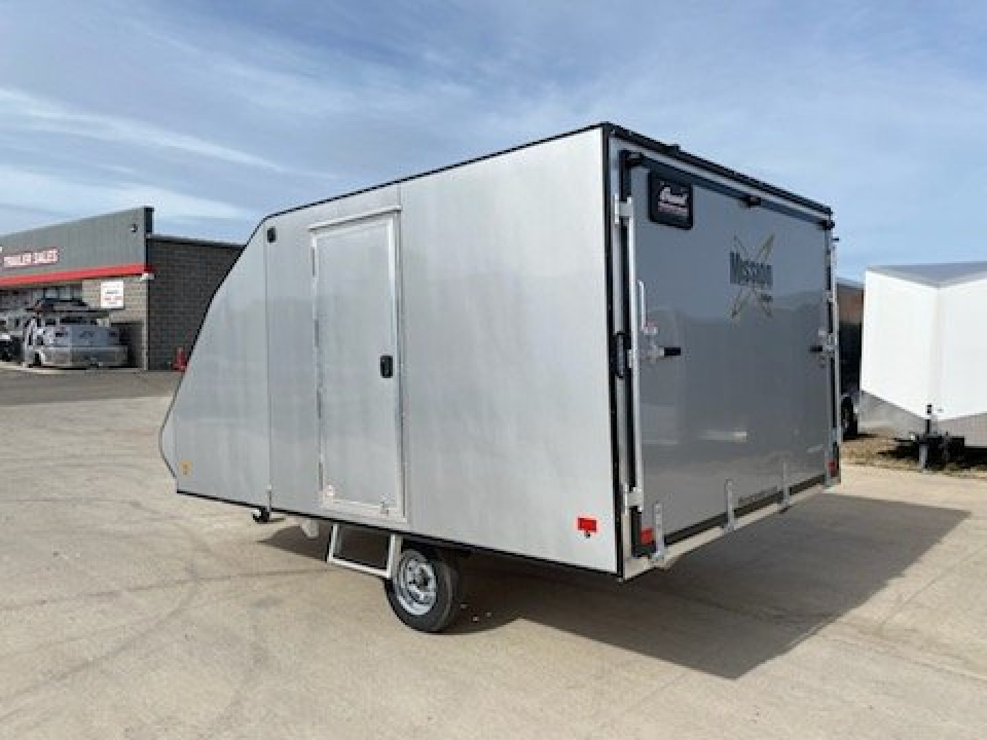 New 2025 MISSION MFS 101x12 Crossover Enclosed Snowmobile Trailer