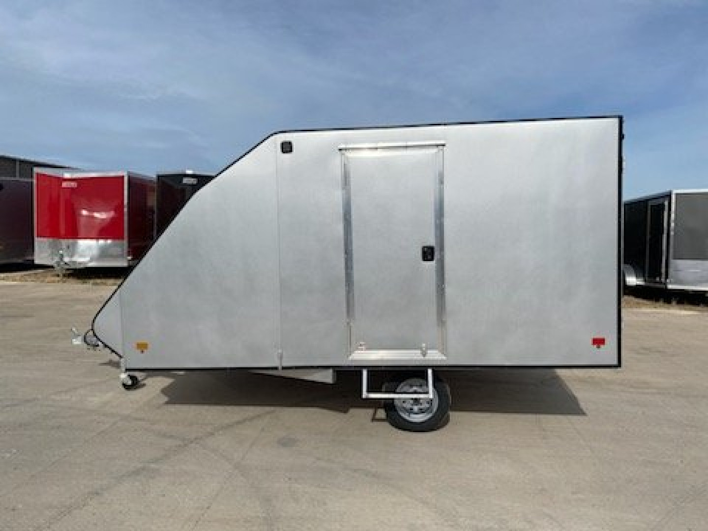 New 2025 MISSION MFS 101x12 Crossover Enclosed Snowmobile Trailer