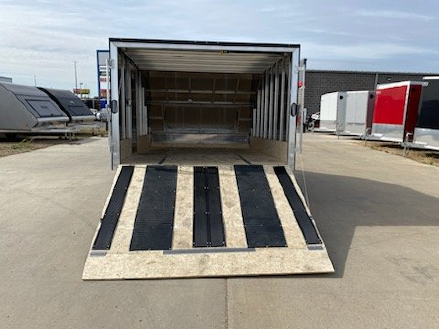 New 2025 MISSION MFS 101x12 Crossover Enclosed Snowmobile Trailer
