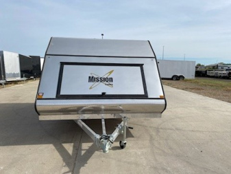 New 2025 MISSION MFS 101x12 Crossover Enclosed Snowmobile Trailer