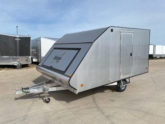 New 2025 MISSION MFS 101x12 Crossover Enclosed Snowmobile Trailer