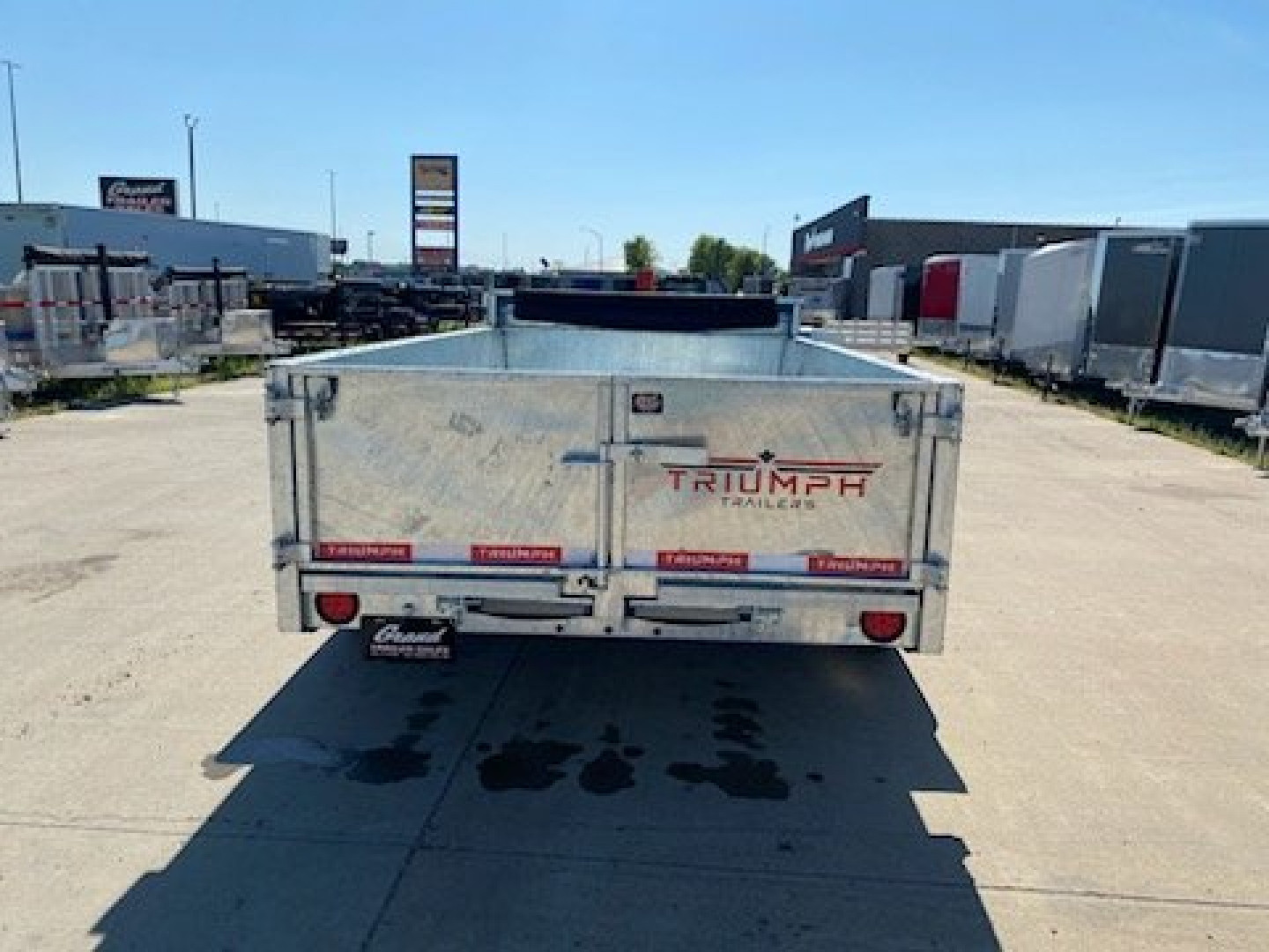 New 2025 TRIUMPH TRAILERS DT-TA6x12-52 GALVANIZED Dump Trailer