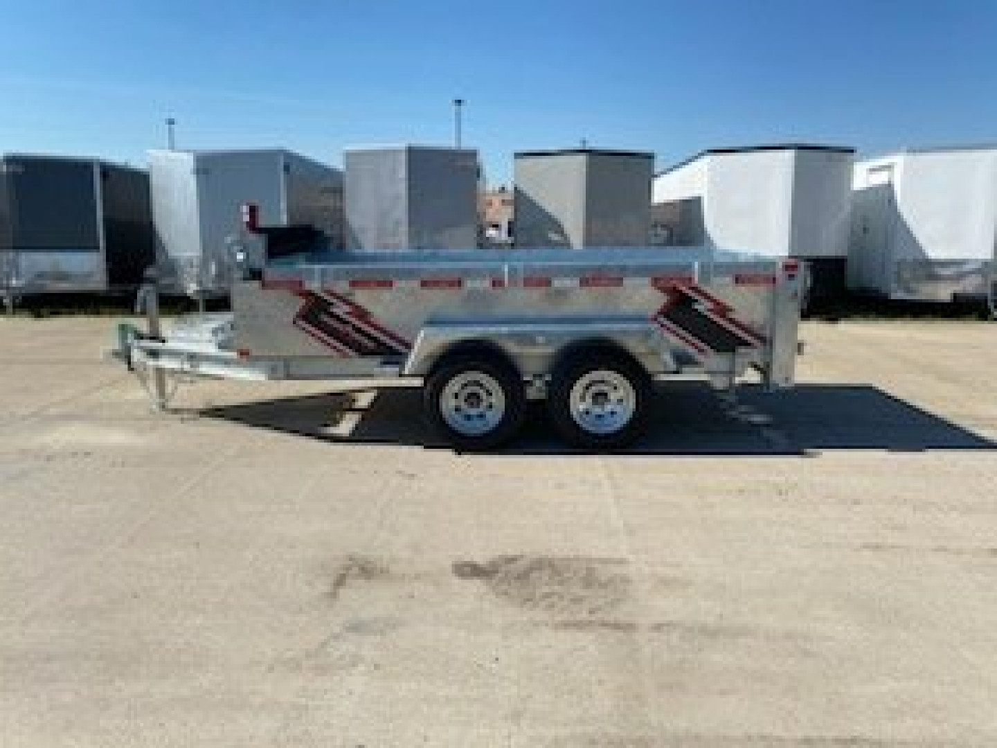 New 2025 TRIUMPH TRAILERS DT-TA6x12-52 GALVANIZED Dump Trailer