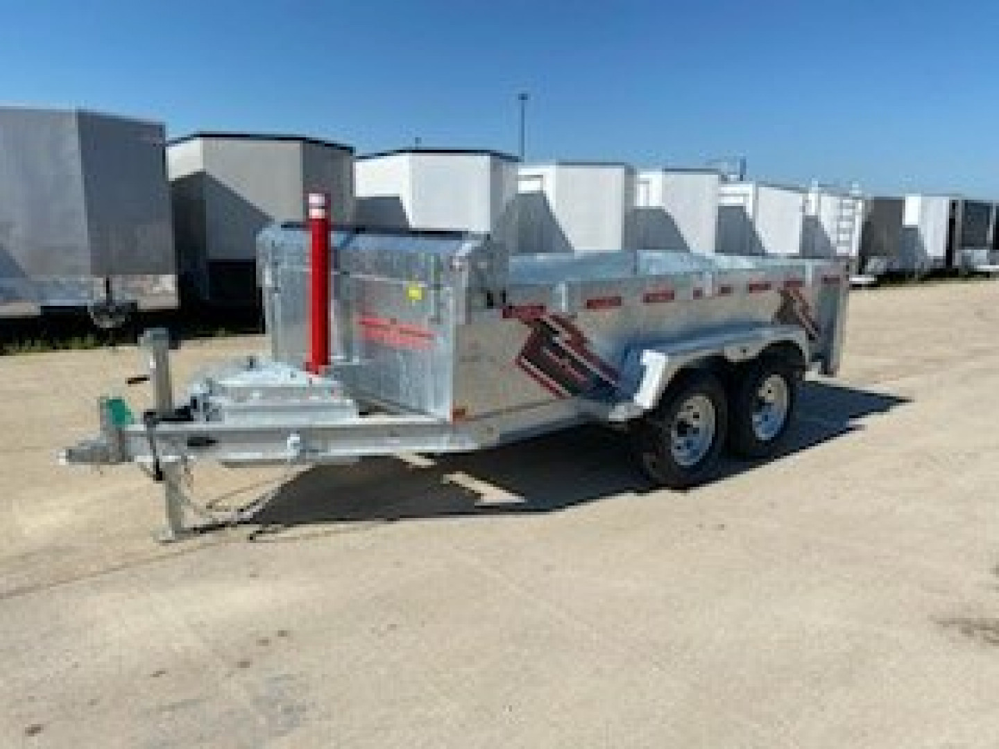 New 2025 TRIUMPH TRAILERS DT-TA6x12-52 GALVANIZED Dump Trailer