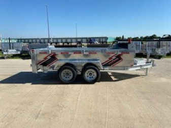 New 2025 TRIUMPH TRAILERS DT-TA6x12-52 GALVANIZED Dump Trailer