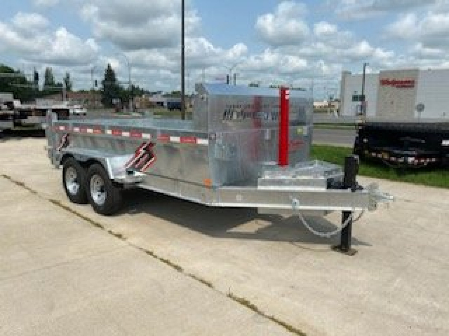 New 2025 TRIUMPH TRAILERS DT-TA82x14-70 Galvanized Dump Trailer