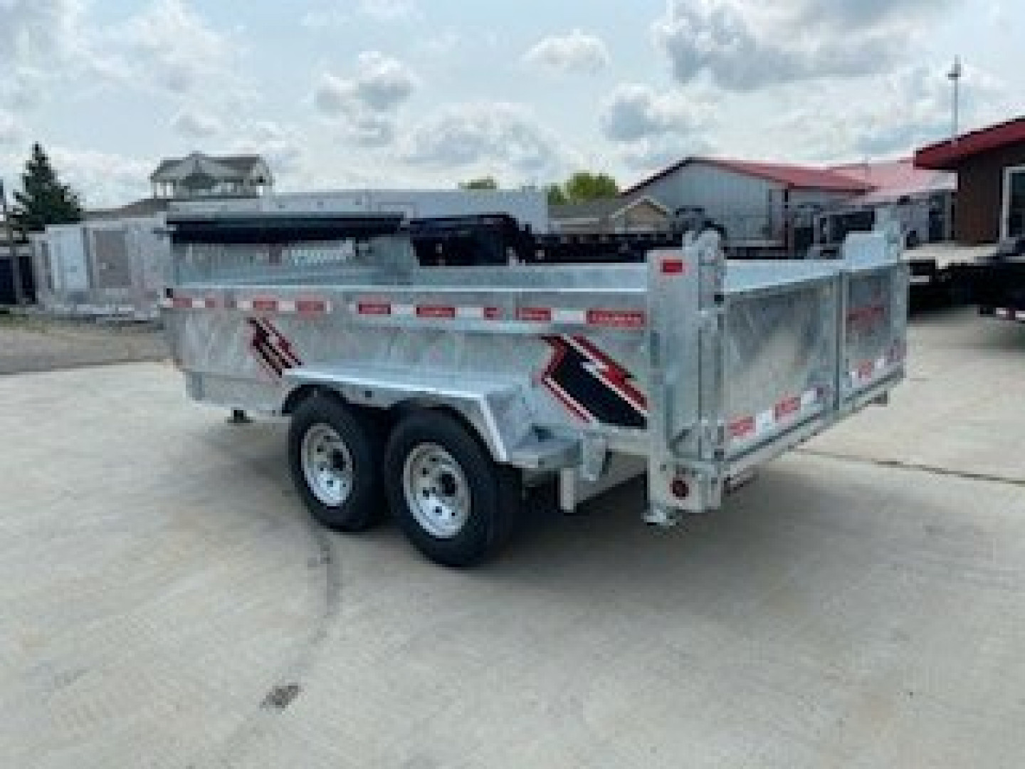 New 2025 TRIUMPH TRAILERS DT-TA82x14-70 Galvanized Dump Trailer