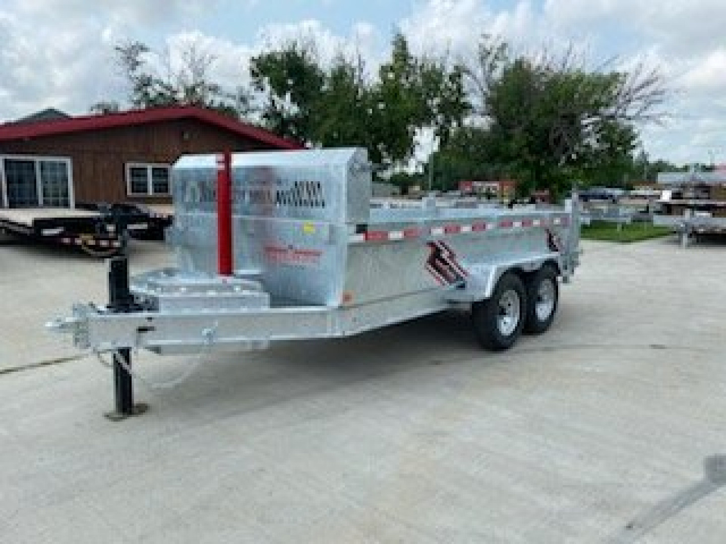 New 2025 TRIUMPH TRAILERS DT-TA82x14-70 Galvanized Dump Trailer