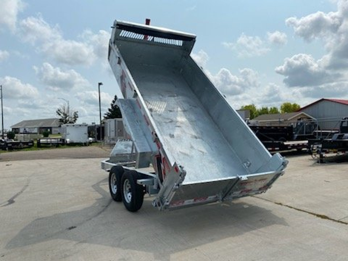 New 2025 TRIUMPH TRAILERS DT-TA82x14-70 Galvanized Dump Trailer