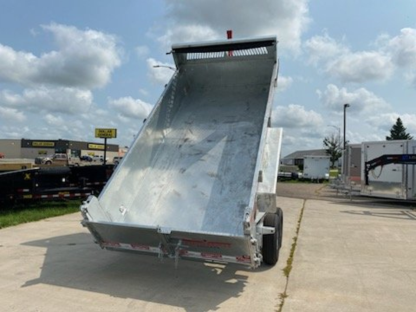 New 2025 TRIUMPH TRAILERS DT-TA82x14-70 Galvanized Dump Trailer