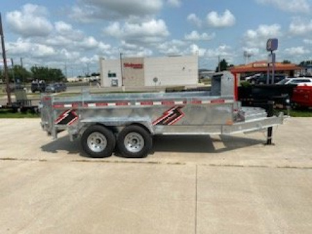 New 2025 TRIUMPH TRAILERS DT-TA82x14-70 Galvanized Dump Trailer