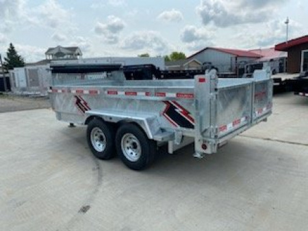 New 2025 TRIUMPH TRAILERS DT-TA82x14-70 Galvanized Dump Trailer