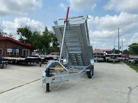 New 2025 TRIUMPH TRAILERS DT-TA82x14-70 Galvanized Dump Trailer
