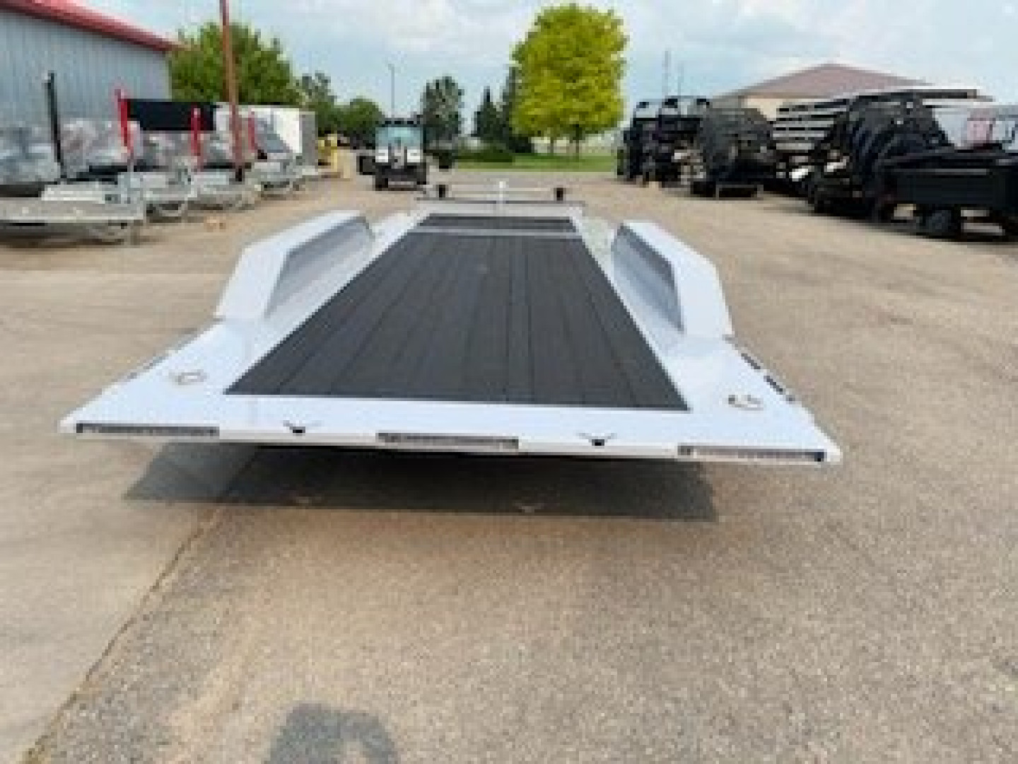 New 2024 LOAD TRAIL 102" X 24' TILT-N-GO TRIPLE AXLE TILT DECK I-BEAM FRAME
