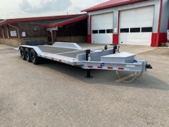 New 2024 LOAD TRAIL 102" X 24' TILT-N-GO TRIPLE AXLE TILT DECK I-BEAM FRAME