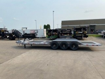 New 2024 LOAD TRAIL 102" X 24' TILT-N-GO TRIPLE AXLE TILT DECK I-BEAM FRAME