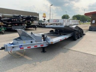New 2024 LOAD TRAIL 102" X 24' TILT-N-GO TRIPLE AXLE TILT DECK I-BEAM FRAME