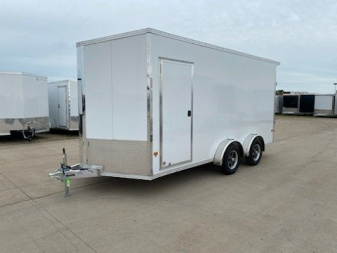 New 2024 EZ HAULER 7.4'X16'+24  UTV ALUMINUM Enclosed Trailer