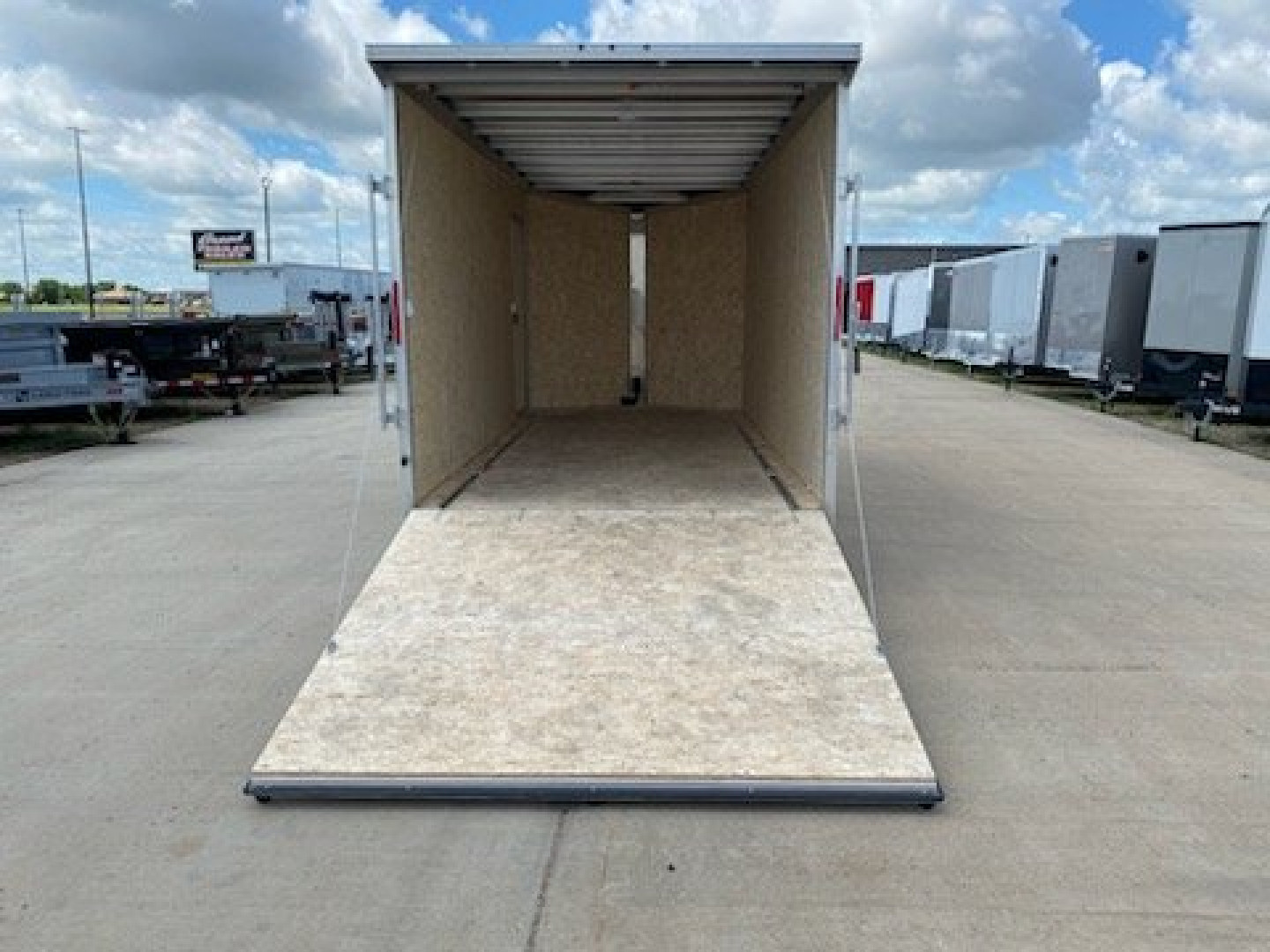 New 2024 EZ HAULER 7.4'X16'+24" UTV ALUMINUM Enclosed Trailer