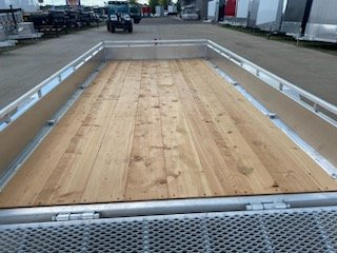 New 2024 EZ HAULER 7.4'X16'+24" UTV ALUMINUM Enclosed Trailer