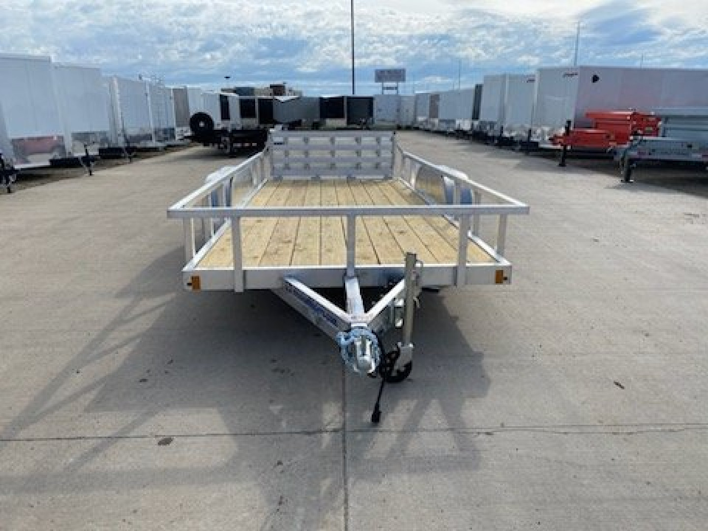 New 2024 Mission MLS80X16-2.0 Utility Trailer W/Bi-Fold Rear Ramp