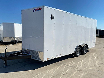New 2024 Pace American OB8.5X18TE2DLX Car Hauler/ Enclosed