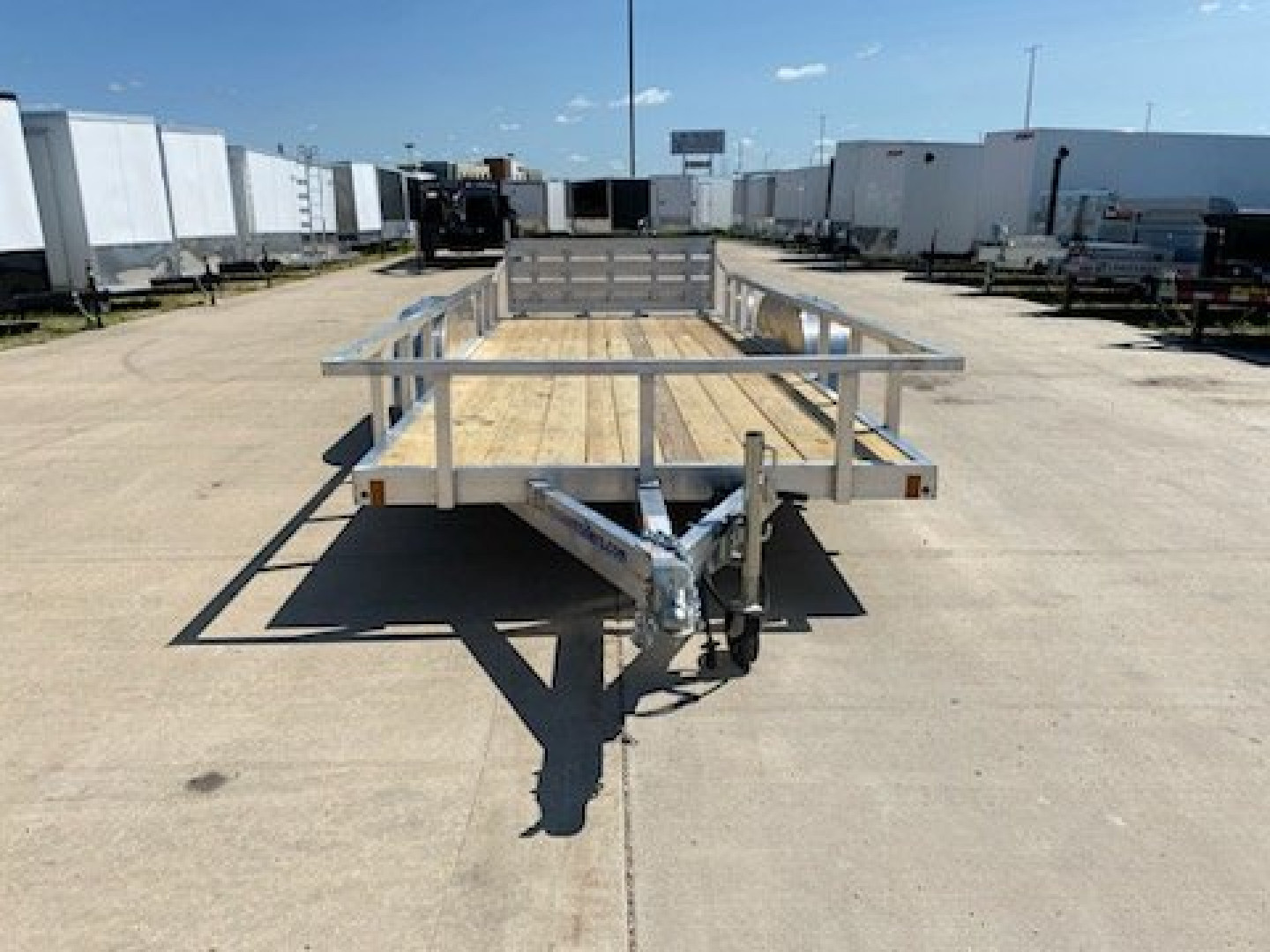 New 2024 Mission MLS80X18-2.0 Utility Trailer W/Bi-Fold Rear Ramp