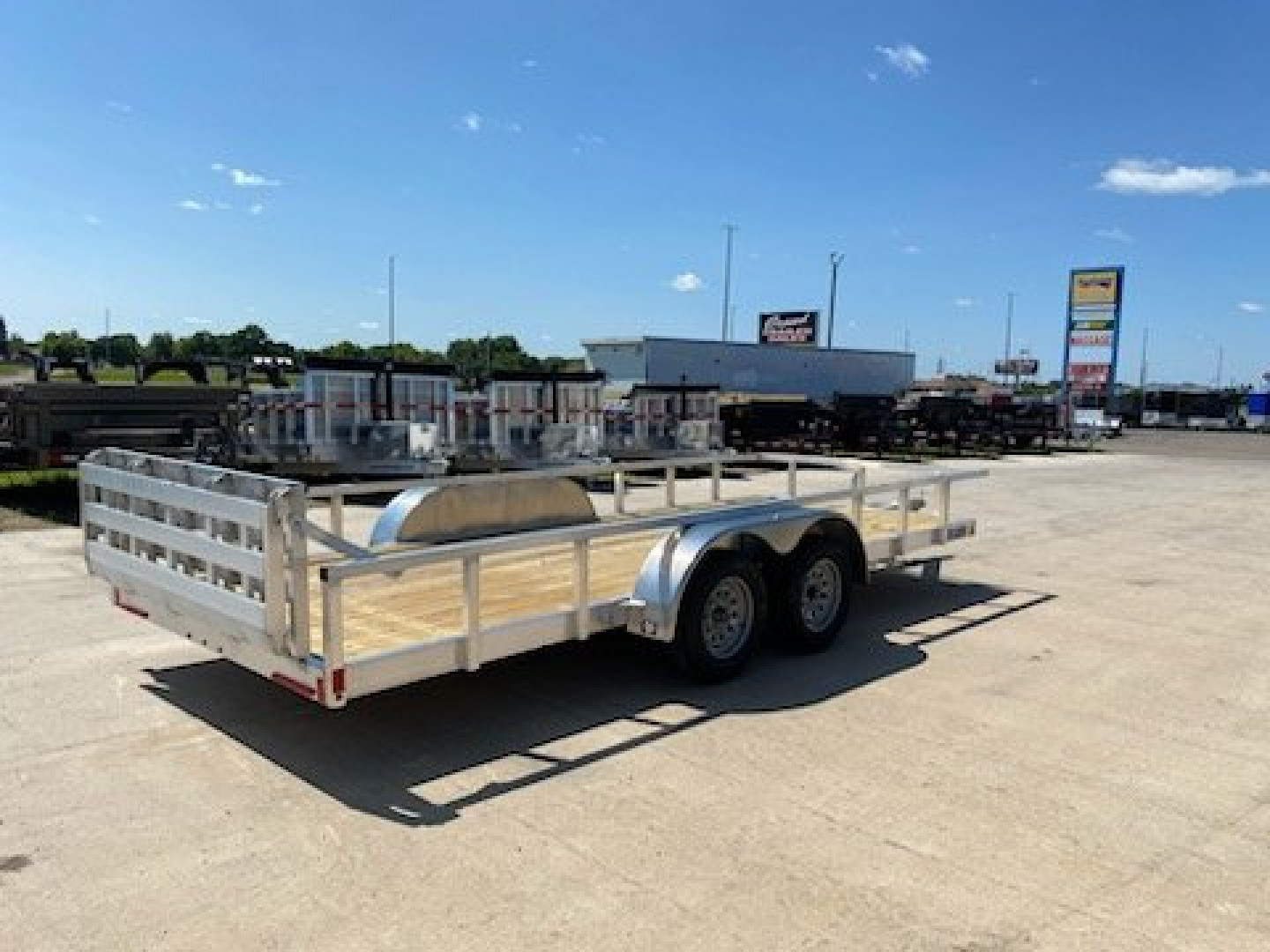New 2024 Mission MLS80X18-2.0 Utility Trailer W/Bi-Fold Rear Ramp