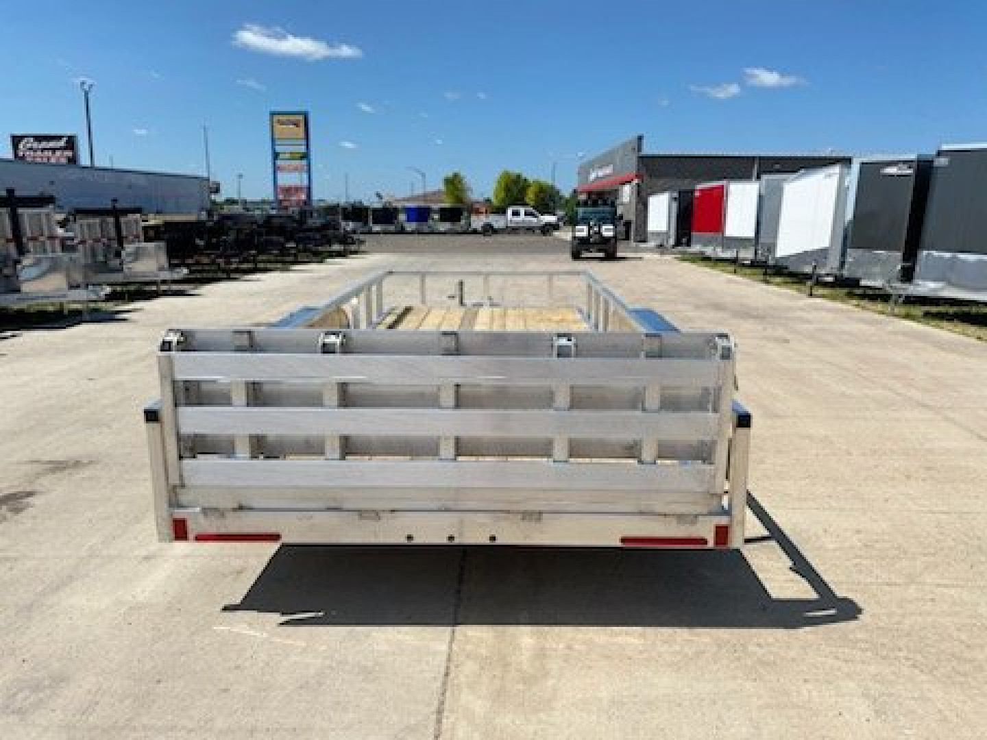 New 2024 Mission MLS80X18-2.0 Utility Trailer W/Bi-Fold Rear Ramp