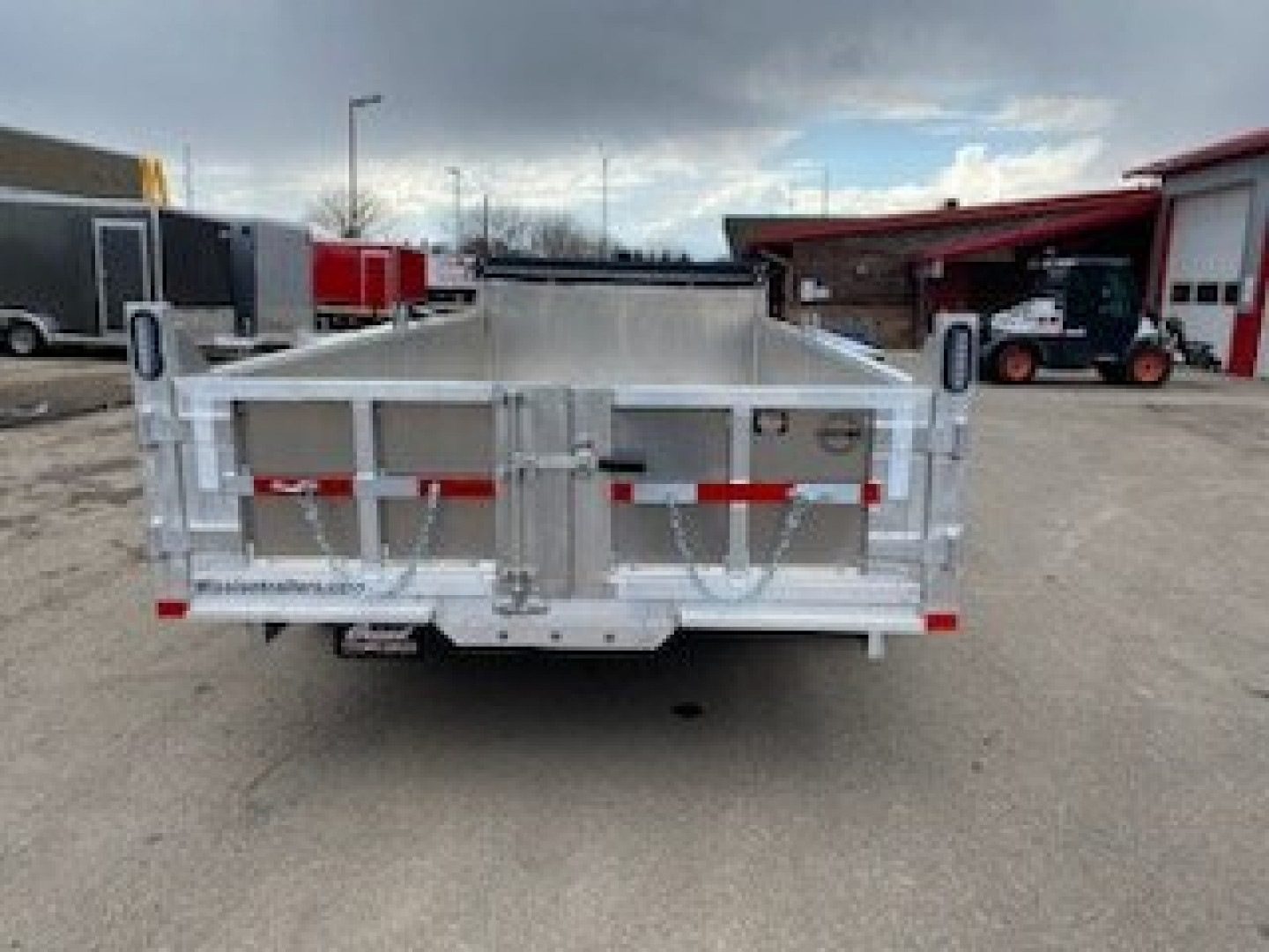 New 2024 MISSION ALUMINUM 7x16 Dump Trailer