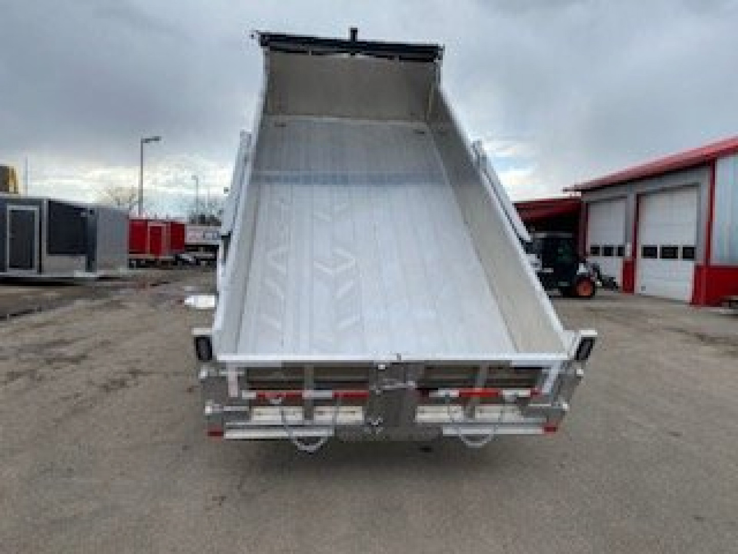 New 2024 MISSION ALUMINUM 7x16 Dump Trailer