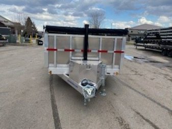 New 2024 MISSION ALUMINUM 7x16 Dump Trailer