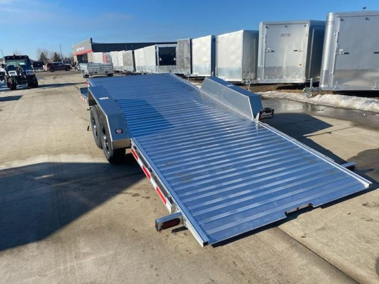 New 2024 TIMPTE 83"X 24' Split Tilt 8K AXLES Tilt Trailer/Equipment Trailer